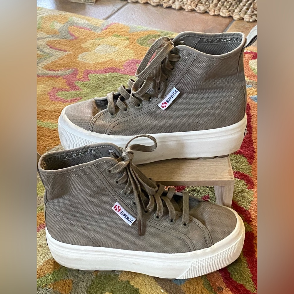 Superga 2708 high top platform sneakers